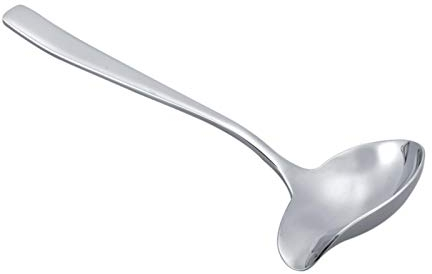 Cuillère à sauce, cuillère à sauce avec bec, cuillère à sauce en acier inoxydable avec bec verseur, cuillère à sucre, ustensile de cuisine pour assiettes décoratives