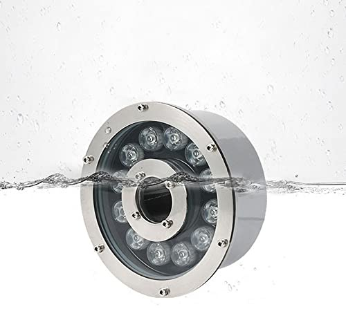Luci a Fontana a LED Impermeabili IP68 Luci zampillanti Luci subacquee Luci per laghetto per Pesci Luci per Piscina Luci per paesaggi Faretto subacqueo Colorato Dimmerabile
