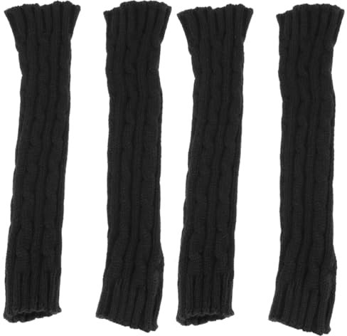 CALLARON 2 Paar Halbfinger-handschuhe Armstulpen Zum Angeln Fahrradhandschuhe Sporthandschuhe Armstulpen Mit Daumenloch Warme Unterarmabdeckung Männer Und Frauen Manschette Stricken