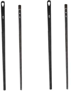 Lurrose 4 Piezas aguja de cuero agujas de costura cordón de cuero agujas metalicas para cuero agujas multiusos para coser cuero tejer aguja de piel con una aguja cuerda de cuero suite