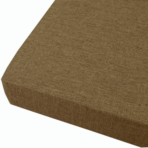 Bankauflage Sitzkissen Bank mit Abnehmbarem Bezug, 5CM Dicke Rutschfestes Bankkissen Outdoor, Sitzpolster Outdoor aus Schaumstoff Polster, Sitzauflage Bank für Garten, Terrasse(#10,200x50x5cm)