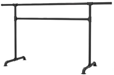 KUANGGE Ballettstange, freistehende tragbare Tanzstange, Ballettstange für Kinder- und Erwachsenenübungen, Ballettausrüstung, Tanz- und Fitnesstraining (schwarz, doppelt, 150 x 60 x 100 cm)