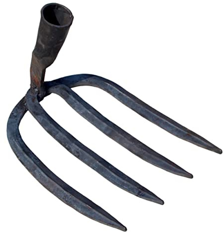 HANABASS Râteau de Jardin Acier à Dents Accessoire de Désherbage pour Outils de Jardinage Petit