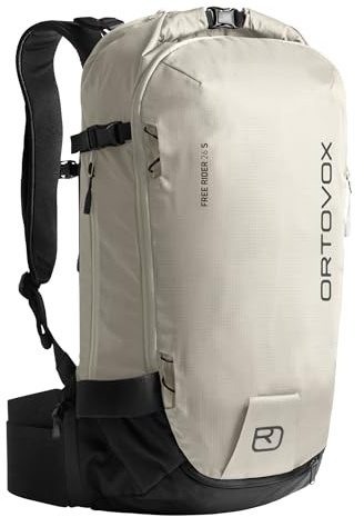 Ortovox Free Rider 26L S Zaino da Sci Alpinismo Freeriding per Sci, Snowboard e Backcountry Sport, Tè Bianco, 26 Liter