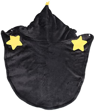 Dog Fleece Cape Warm Comfortable Soft Pet Cloak Coat for Dogs Cats Winter Cold Weather Flannel Shu Velveteen Robe Blanket Outdoor Daily Wear (M)