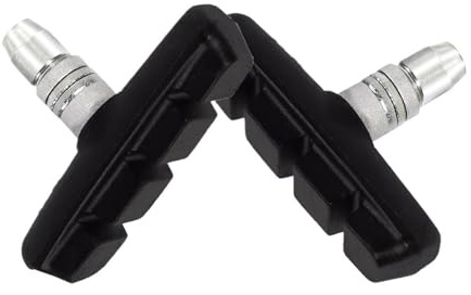 HYDBCNP Fahrrad Trommelbremsensatz CNC V Bremsbeläge Straße Mountainbike Geschwindigkeit Bremsschuh Fahrrad Hufeisen Mechanische Sattel V-Brake 55mm 70MM(Black 55mm)