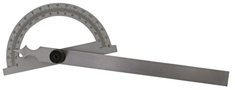 CNC QUALITÄT Gradmesser aus Stahl 0-180° - 250x500 mm