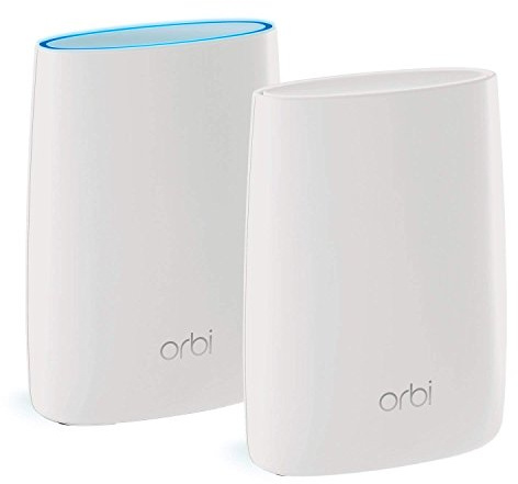 Netgear orbi Whole Home Mesh Wifi System with Tri-Band - Wireless router replacement, Eliminate Wifi Dead Zones, Up to 5000 Sqft, 2pk (rbk50)