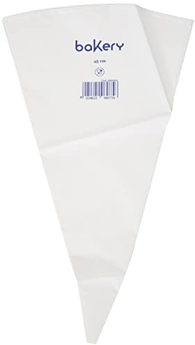 Decora 5600024 Poche À Douille PÂTISSIÈRE 45 CM / 18', Tissu, Blanc, 23 x 25 x 1 cm
