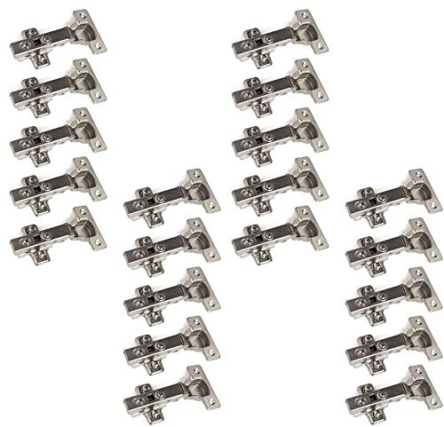 20 x SOTECH Cerniera per vasi T45 Arresto d'angolo con smorzatore + piastra a croce Cerniere per vasi (Disponibili singolarmente e in set da 6, 10, 20 o 30!)