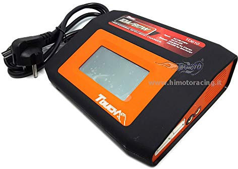 HIMOTO Caricabatteria Professionale TD610 10A 80W con Schermo Touch Screen per batterie LiPo/Life/Lilon: da 1 a 6s; NiMH/NiCd: da 1 a 16s; Pb
