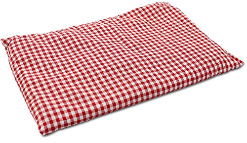 com-four® Cherry Stone Cushion, 100% Cotton Heat Pad with Cherry Seed, 26 x 19.5 cm