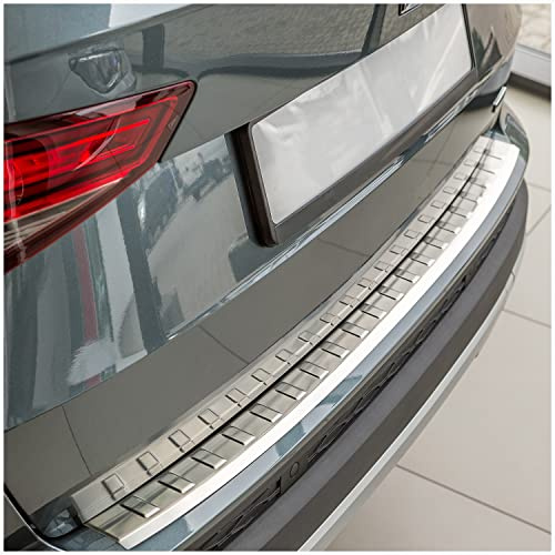 tuning-art Ladekantenschutz passend für Seat Ateca 5FP Cupra Ateca 2016- | V2A Edelstahl Passgenau Abkantung Rostfrei Spezialklebeband Reinigungstuch Montageanleitung