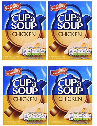 Bachelors Instant Cup A Soup Chicken Flavour 4 Boxes