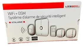 LIFEBOX Kit Alarme GSM et WiFi lifebox avec système Anti inondation Compatible smartlife