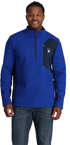 Spyder Bandit Half Zip, Herren, Electric Blue, L