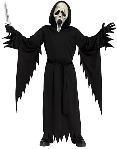 Fun World Ghost Face® Aged Child Costume, Medium 8-10