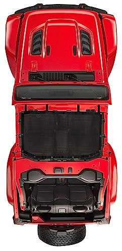 sukemichi Sunshade Bikini Top for 2018-2023 Jeep Wrangler JL Sahara Rubicon 2 Door 4 Door, Durable Polyester Mesh Top Sun Shade Bimini Top (Balck, 2 Door 4 Door)