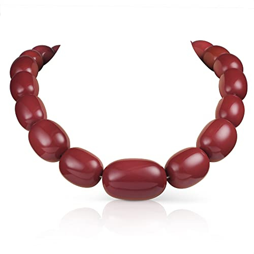 ZAVANA Große Statement-Halskette für Damen und Teenager-Mädchen, handgefertigte Boho Chic Chunky Halskette für Frauen, eleganter Bohemian Modeschmuck für Frauen