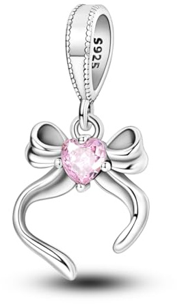 Parmuz 925 Sterling Silber Charms für Armbänder und Halsketten Glas Stern Mond Schmetterling Sternmond süße Katze Lucky Armband Charme Perlen Ästhetisches Anhänger Geschenk für Frauen