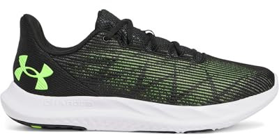 Under Armour UA Charged Speed Swift, Zapatillas para Correr Hombre, (005) Black/Black/Hyper Green, 44.5 EU