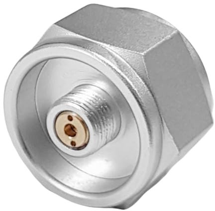 CAXUSD 1 Set Propane Gas Tank Conversion Head Aluminum Adapter for Outdoor Camping Stove Adjustable Pressure Connector Lightweight and Sturdy for Picnic and Barbecue