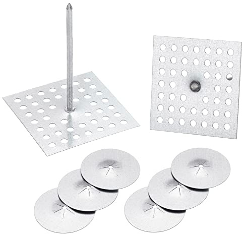 PATIKIL 100pcs Perforated Insulation Pins 2-1/2 for Foam