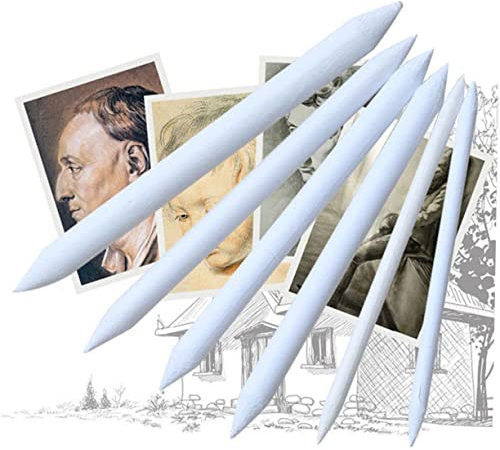 HAWILLOSCH 18stücke Papier Mischstümpfe Für Zeichnungen Hochwertige Blending Stümpfe Für Pastell Und Graphit Professionelles Zeichenwerkzeug Für Künstler Zum Mischen Und Verwischen