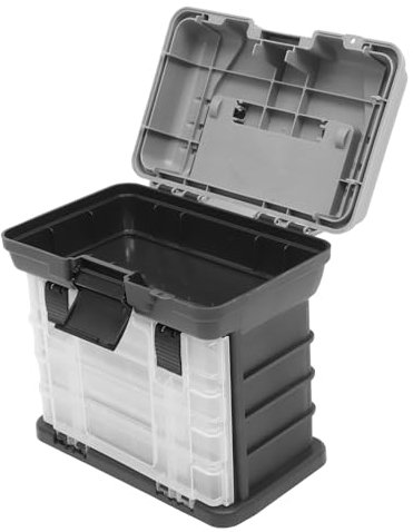 BESPORTBLE 4 Karton Angelkoffer Fishing Tackle Fishing Box anglerzubehör Angelzubehörbox Fishing Accessories fischerzubehör Angelwerkzeug Angeln zubehör Werkzeugkisten und Aufbewahrung