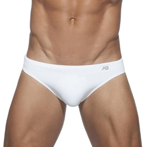 Bañador Hombre Slip Bañadores Briefs Triángulo de Secado Rápido Mini Traje de Baño de Natacion Slips de Color Sólido para Hombres Swimming Calzoncillos para Playa Piscina Surf Vacaciones