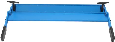 Panca piegatrice manuale, 630 mm, piegatrice manuale in metallo, piegatrice per lamiera, spessore di piegatura 1-1,2 mm, angolo di piegatura max. 120°, per acciaio al carbonio, piastre di rame