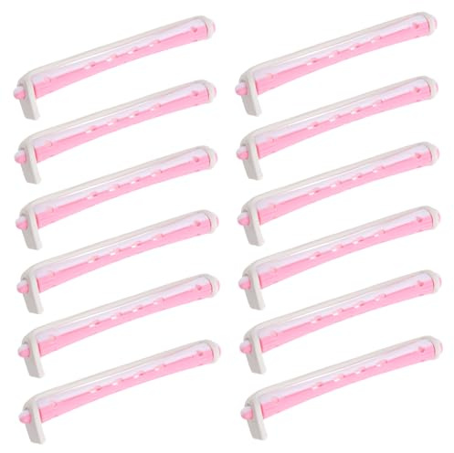 LOLIPPYY Rulli per Chioma Ricci 12 Pezzi in Pp Portatili e Resistenti per Donna Design Semplice, per Uso Domestico e Viaggi