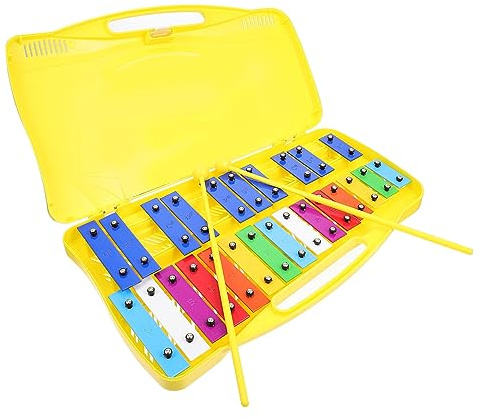 HONITANO Note Metallophone Percussion Musical for Construction Smooth Safe Surface Portable Music Instrument for Early Development