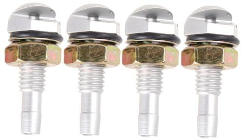 GALPADA Boquillas De Pulverización Vaporificas Para Limpiaparabrisas 2 Unidades Plata Para Automóviles Invierno y Verano, Aleación Duradera Para Lavado a Presión y Rocío De Agua