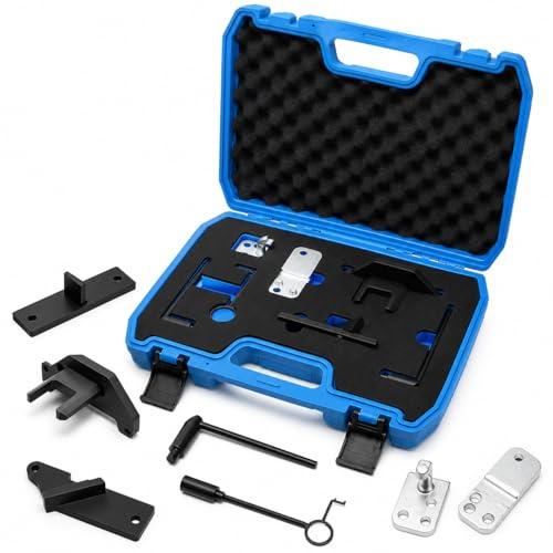 DawlQawwi Kit Calage Distribution 1.2 VTi GDI PureTech Essence, Outil Réglage Distribution Compatible avec Citroën Peugeot Opel DS, Moteur 3 Cylindres, 109-2C 109-2D 0109-2B G-0109-2E G-0109-6