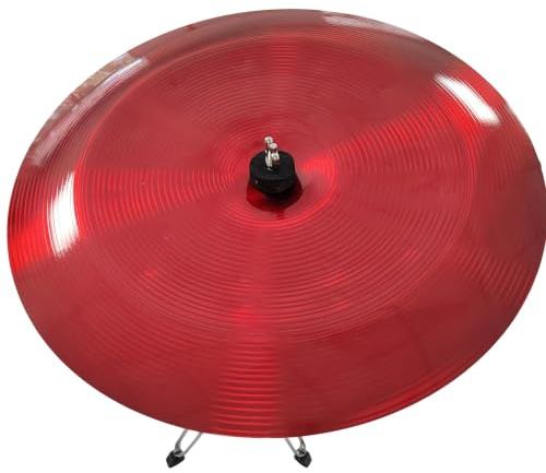 Platillos Color Rojo Platillo De China 18 Pulgadas 45 Cm Ideal Para El Material La Aleación Del Entrenamiento Práctica Tambor
