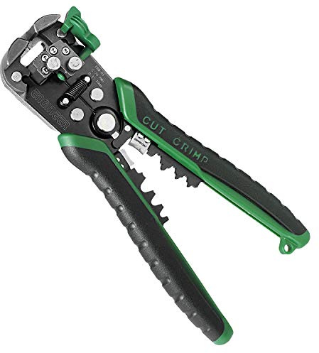 ENGINEER PAW-01 Best 3-in-1 Multi-Functional Wire Stripper/Micro crimping tool for 0.05-8mm² (AWG30~8) and Cable Cutter