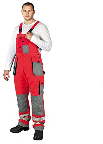 Leber&Hollman LH-FMNX-B_CSB46 - Peto protector (talla 46), color rojo, gris y negro