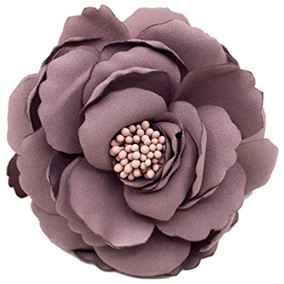 Cheerlife Haarclip Haarklipp Blumen Haarklammer Haarspange Ansteckblume Brosche Blumen (Lila)