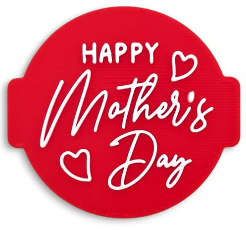 Happy Mothers Day - embosser / stamp for fondant, icing, cupcake, cake, decoration (Mothers Day-MD04)