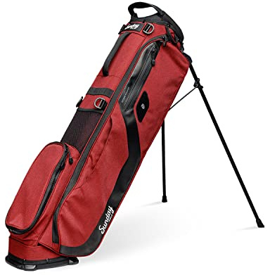 Sunday Golf Sac El Camino - Sac léger avec Sangle et Support - Facile à Transporter - par 3 et Parcours Standard, 3,9 Livres