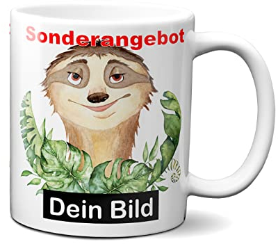 online-hut Tasse zum selber individuell Gestalten/Personalisierbar mit eigenem Foto, Text und Schrift/Fototasse/Werbetasse/zum bedrucken/Motivtasse/Firmentasse/mit Logo PT-167