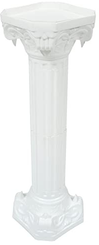 Angoily Pilar Romano De Boda Columna Romana Decorativa para Jardín Y Exterior Pedestal Versátil De 34.64X10.62X10.62In para Guía De Y Decoración De Fiesta