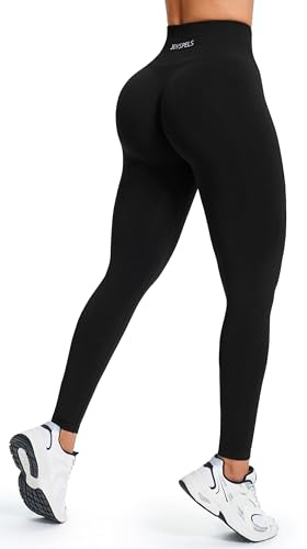 JOYSPELS Damen Scrunch Sport Leggings Seamless Sporthose Gym Leggins Push Up Yogahose