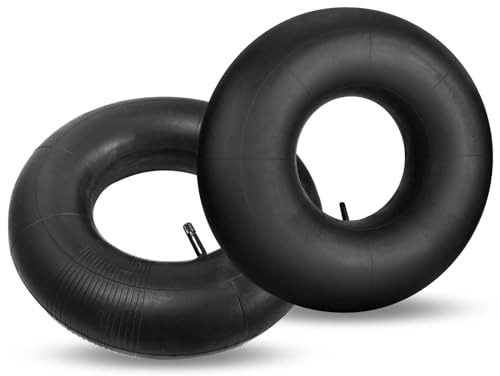2pcs 18x8.50-8 18x9.50-8 19x7-8 20x8.00-8 Inner Tube with TR-13 Straight Valve, Compatible with Various Lawn Mowers, Wheelbarrows, Garden Trailers, Go-Karts, Golf Carts and More
