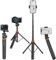 2-IN-1 Selfie Stick Stativ, 149cm Handy Stativ Ständer mit Handy Adapter für Smartphone und Kamera, Ausziehbar Reisestativ für iPhone, Samsung, GoPro, Insta360 X4/X3, DJI Osmo Pocket 3