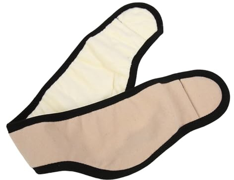Soundproof Sleep Earmuff Noise Reduction Sleeping Ear Wrap Ear Protection Adjustable Warm Earmuff for Men Women (Beige)