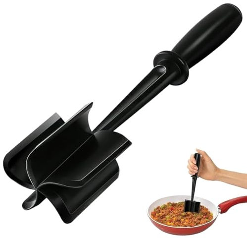 Hackfleisch Zerkleinerer Hackfleischzerteiler - Beef Masher Hitzebeständiger, Hamburger Chopper Masher für Burger Fleisch für Gemüse Und Obst