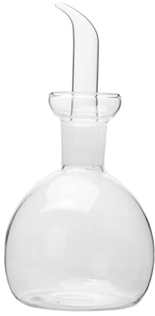 OFFSCH Auslaufsichere Tropfschutz Ölflasche 200ml Glas Küche Restaurant und Dosierung mit Staubdichtem Design von Speiseöl und Sojasoße