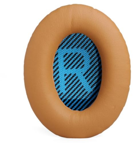 Wambere 2 Paar Ersatz Ohrpolsterkissen Ohrpolster Ohrenschützer Schwamm Around-Ear Kopfhörer Ohrkissen Ohrenschützer-Wattepads,für Bose Kopfhörer,für Bose QC25/QC15/QC2/AE2/AE2I/AE2W,Khakiblau